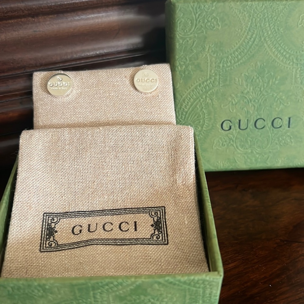 Gucci sterling earrings NWT